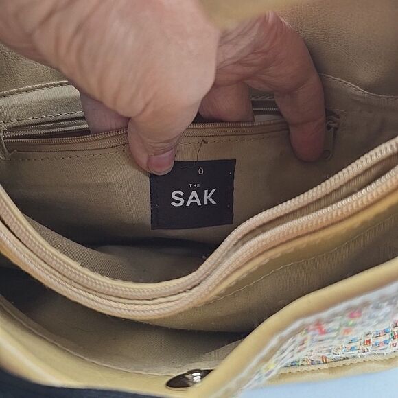 The Sak Colorful Tweet Beige Medium Handbag - Picture 6 of 10